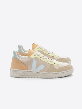 Veja V-10 Suede Sable Menthol Multico