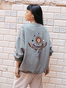 KAOTIKO - CREW WASHED PHOENIX PALE BLUE