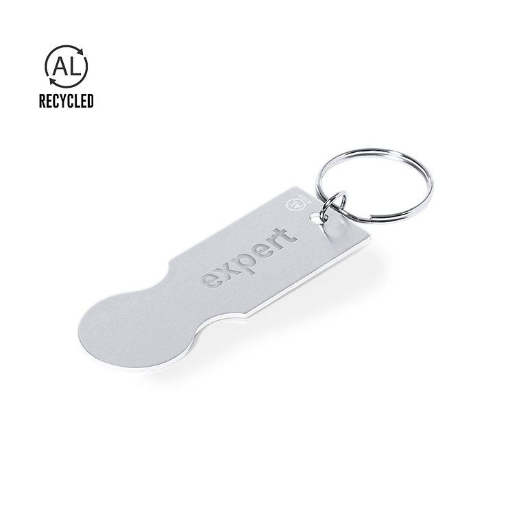 Porta-Chaves Moeda Talgun com gravação a lazer 1