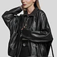 CASACA CUERO MUJER BOMBER - Miniatura 4