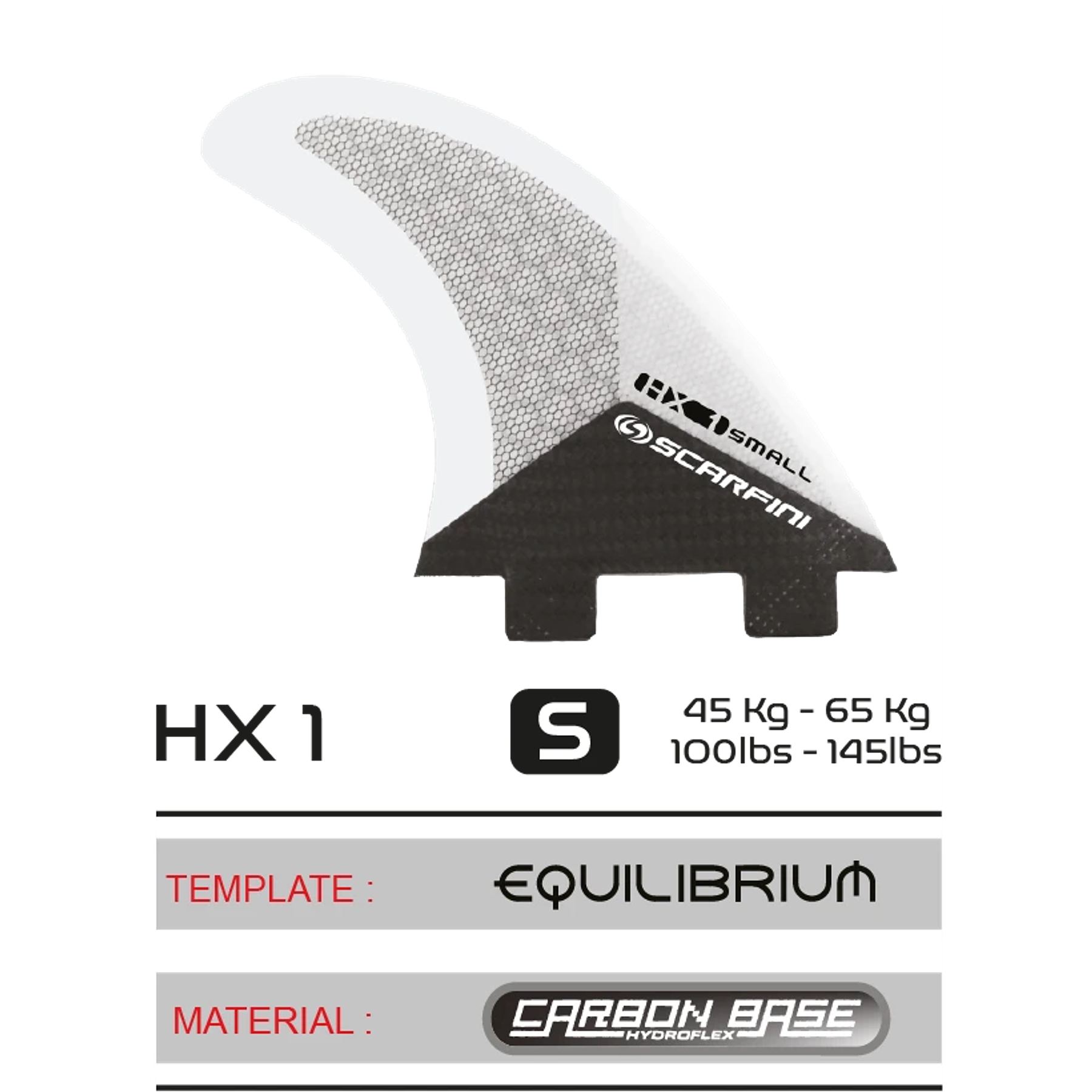 Scarfini Fins Quad (4 Fins) BB