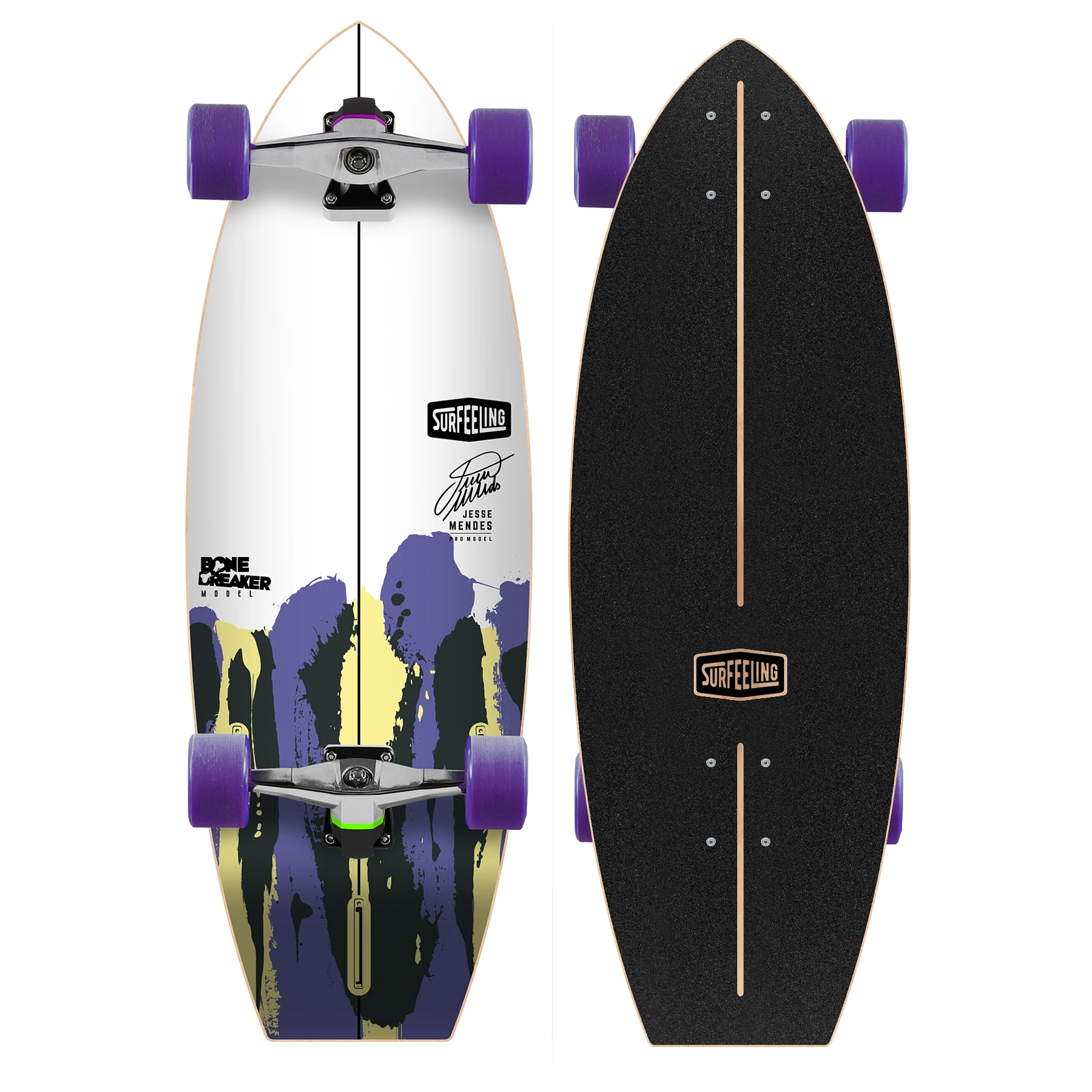 Surfskate Surfeeling Bone Breaker Surfboard Series Jesse Mendes Signature