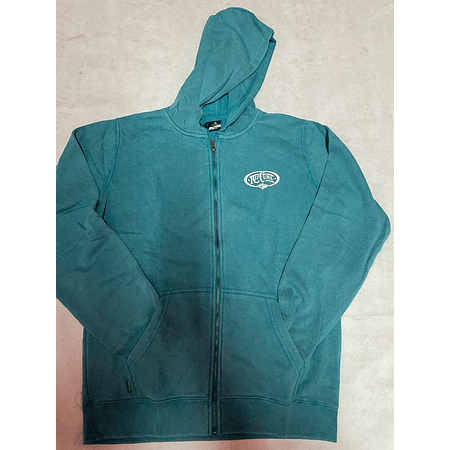 Poleron Hoodie Rip Curl Hombre con cierre Celeste gastado DD