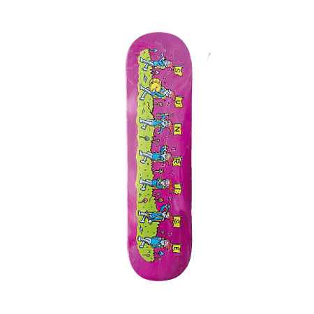 skateboard deck Sunrise "Duendes" morada