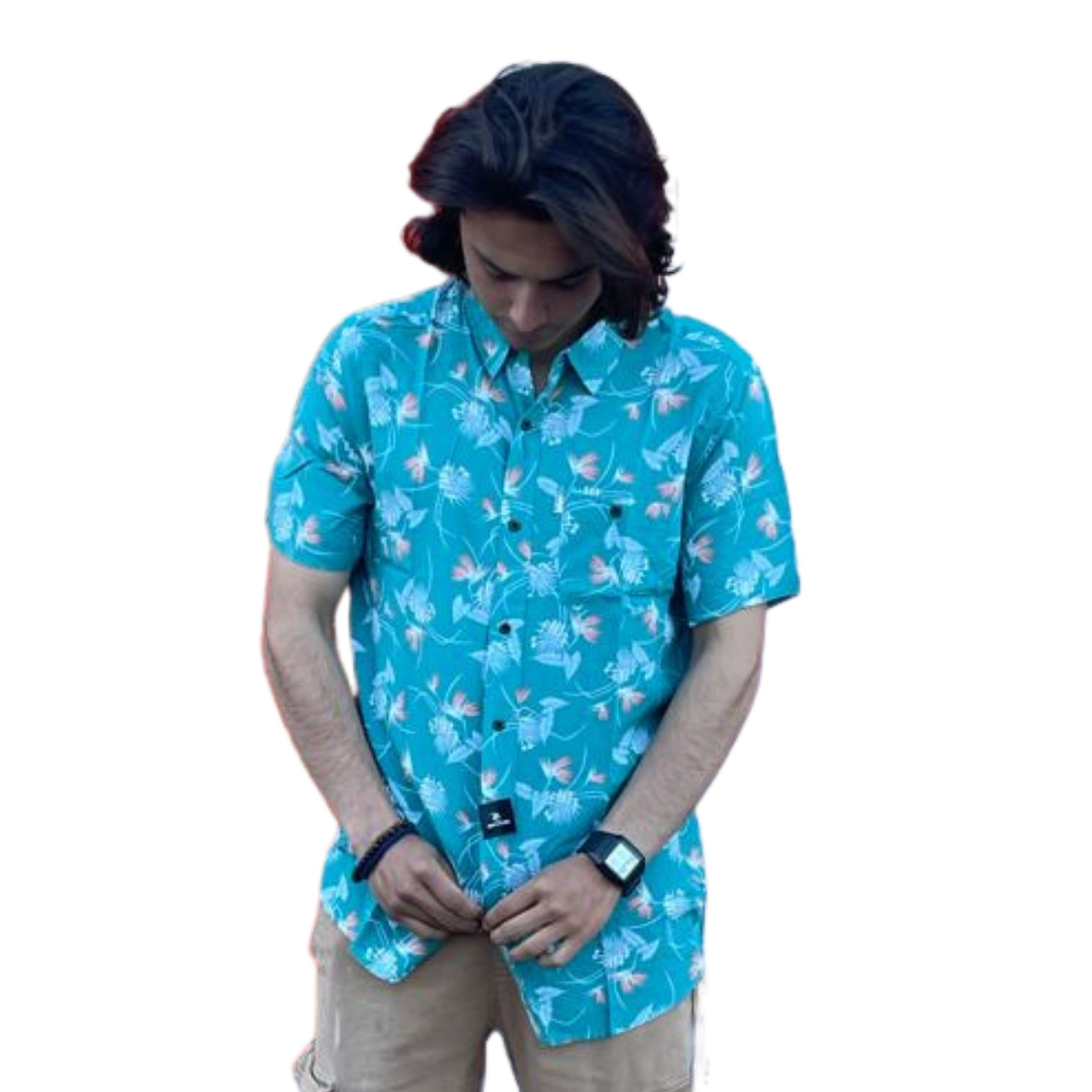 Camisa Rip Curl Verde Floreada HH