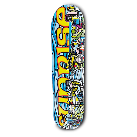 Skateboard Deck Sunrise Valpo dani 8.5×32 Kick Shape