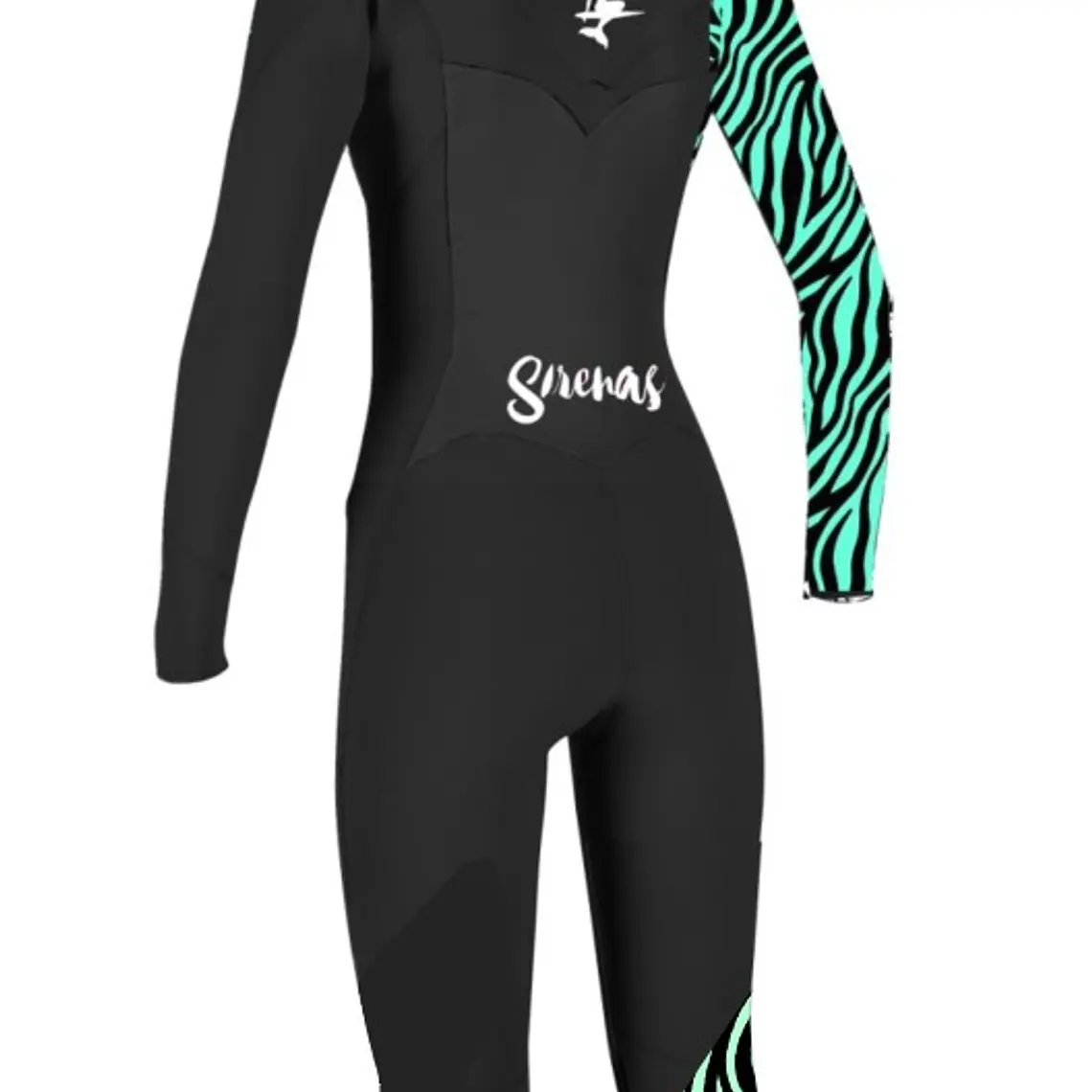 Traje Sirenas Zebra 5.4 C/Z con Gorro Mujer 20/24 3