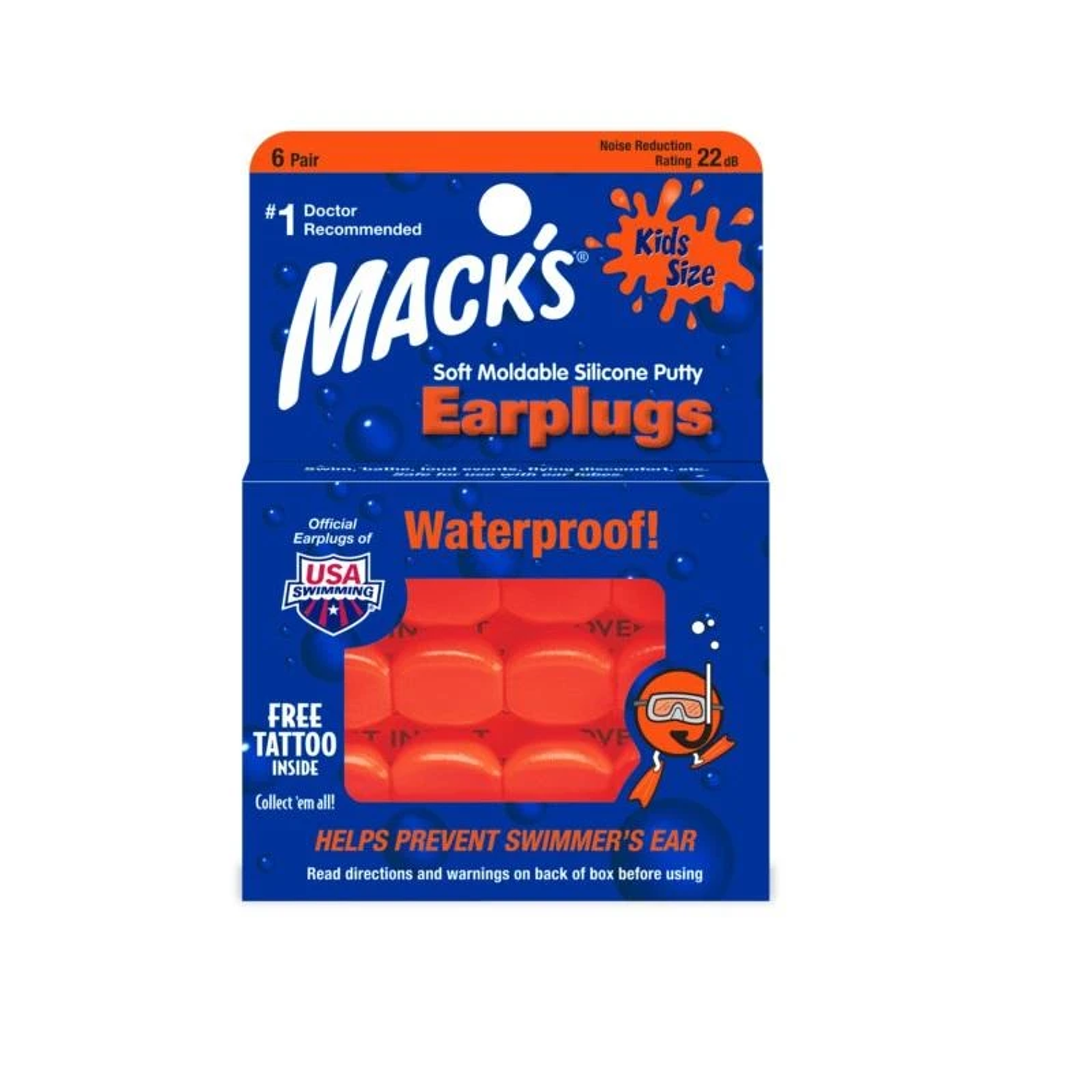 Tapones Mack´s Earplug SOFT MOLDABLE SILICON
