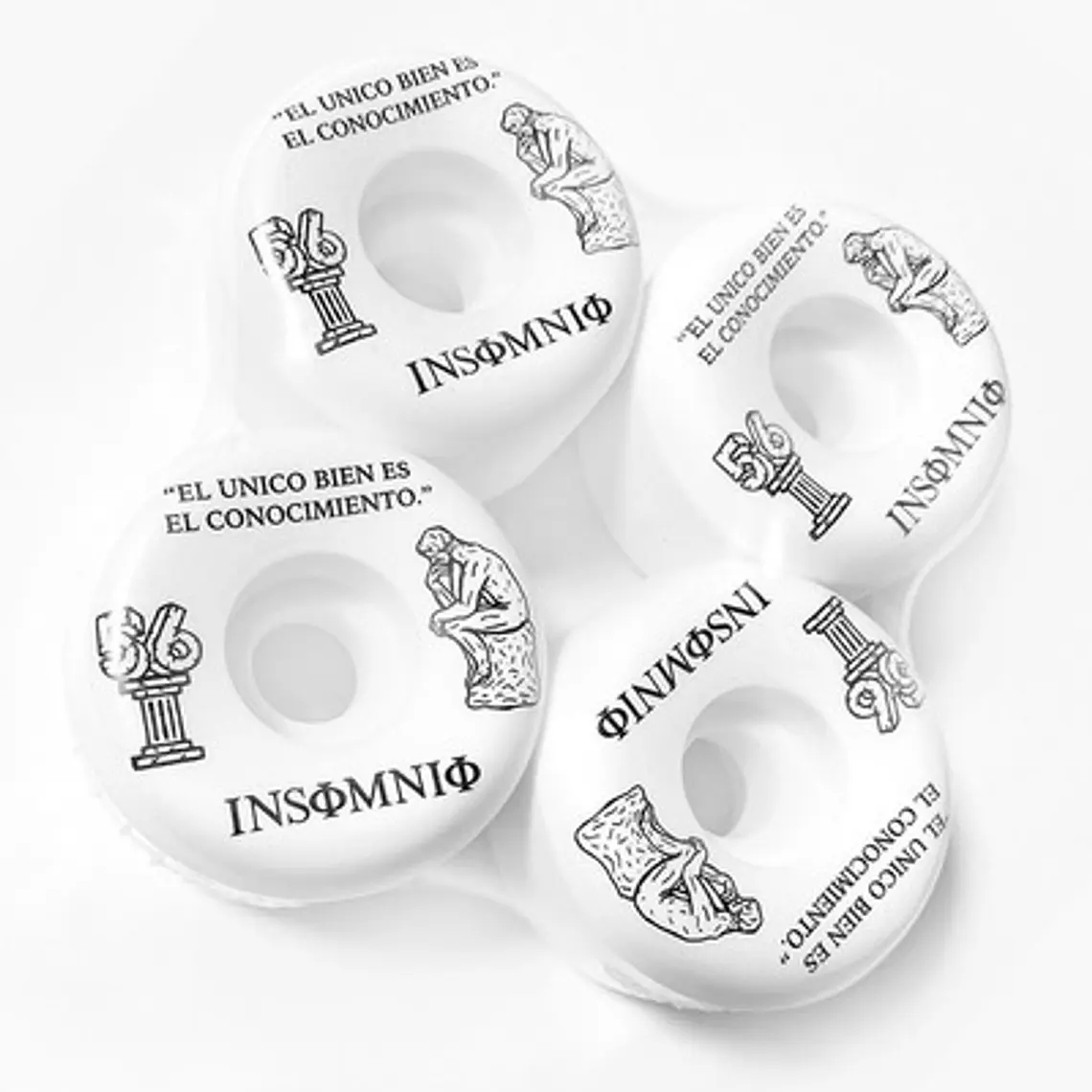 Ruedas Skate Insomnio Wheels Pensador 56mm | Laminates 1