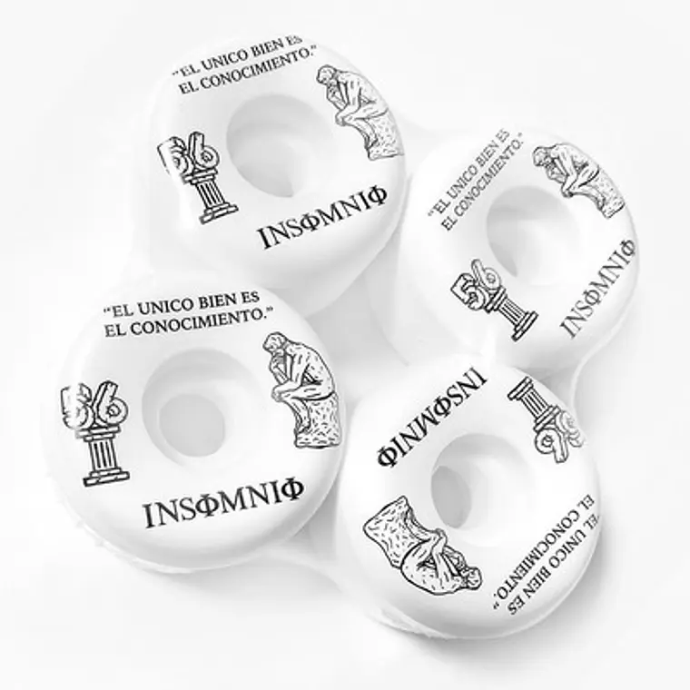 Ruedas Skate Insomnio Wheels Pensador 56mm | Laminates 1