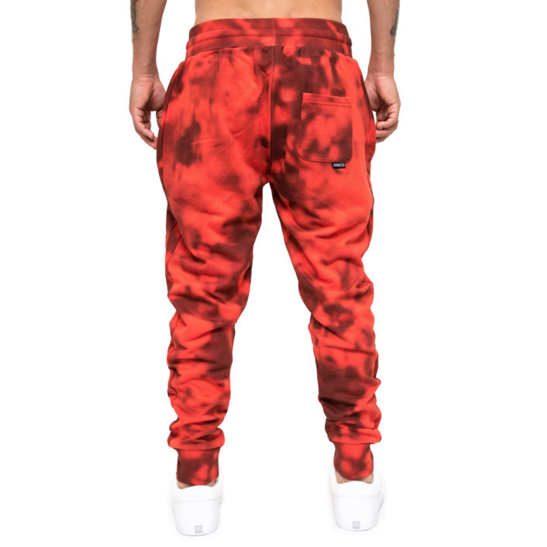 Pantalon Buzo gangsta Jogger RIBBED Red HH