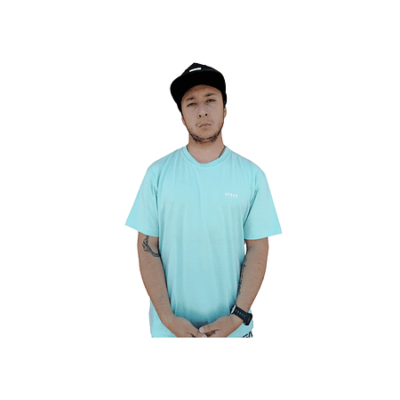 Polera Vegas Apparel basic light turquoise RR