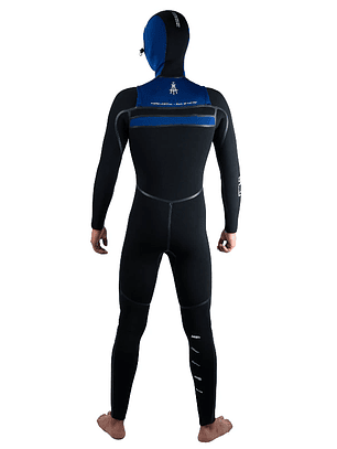 Traje ERIZOS WETSUITS FOSIL 5.4.3 mm C/Z 20 (GORRO DESTEÑIDO) 