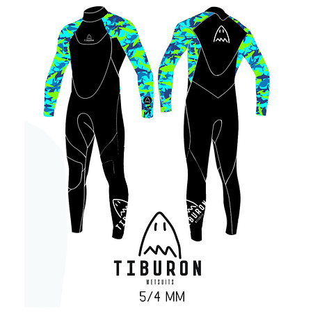 Traje de surf Tiburon 5.4mm B/Z 20