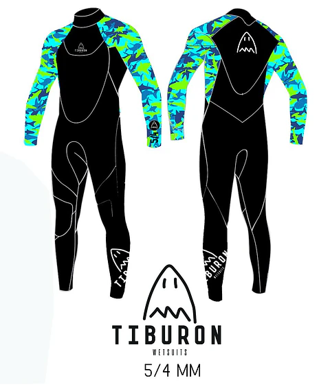Traje de surf Tiburon 5.4mm B/Z 20/24