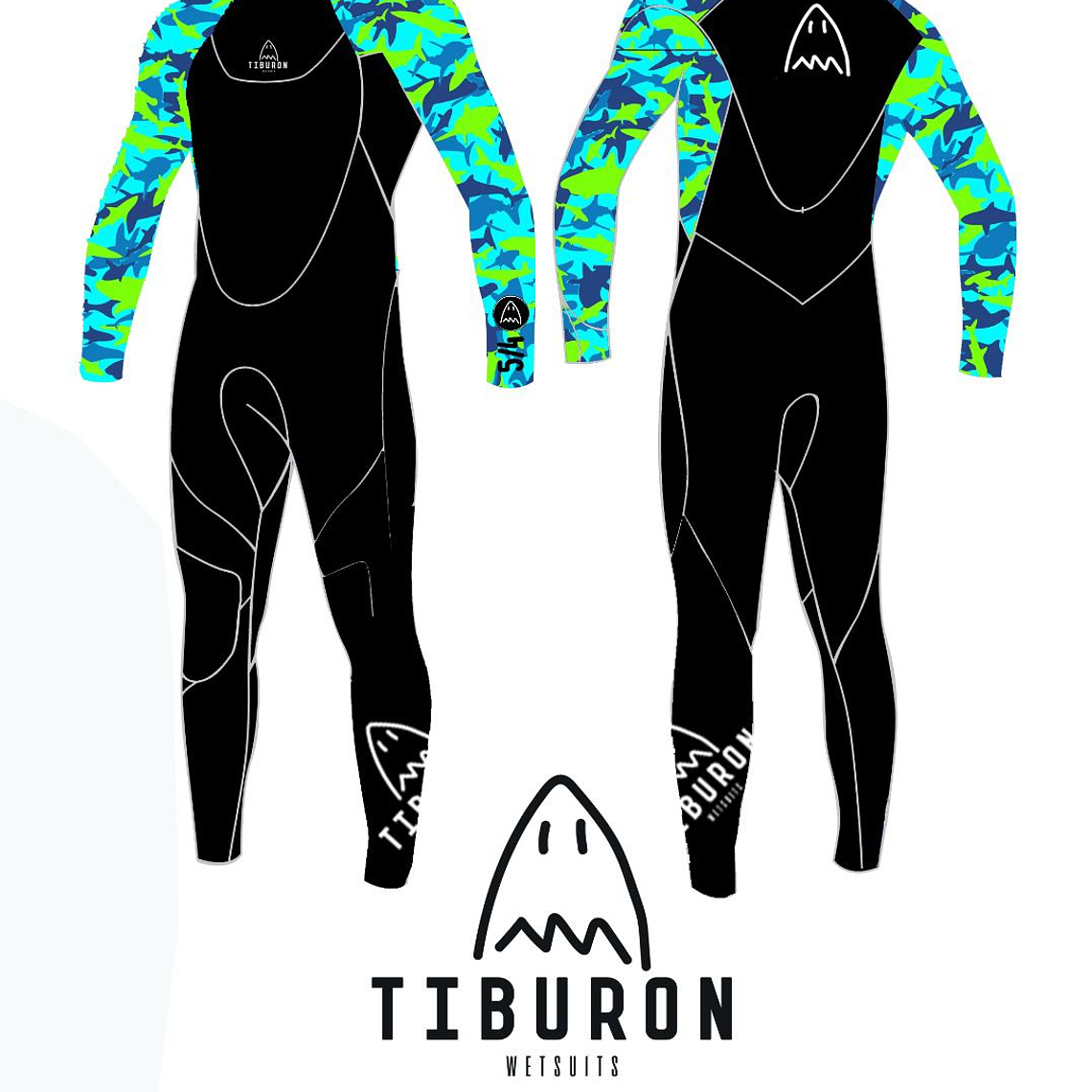 Traje de surf Tiburon 5.4mm B/Z 20/24 1