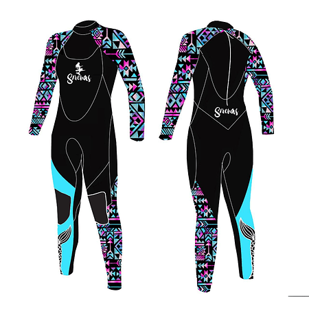 Traje de surf Sirenas 5.4mm B/Z 20