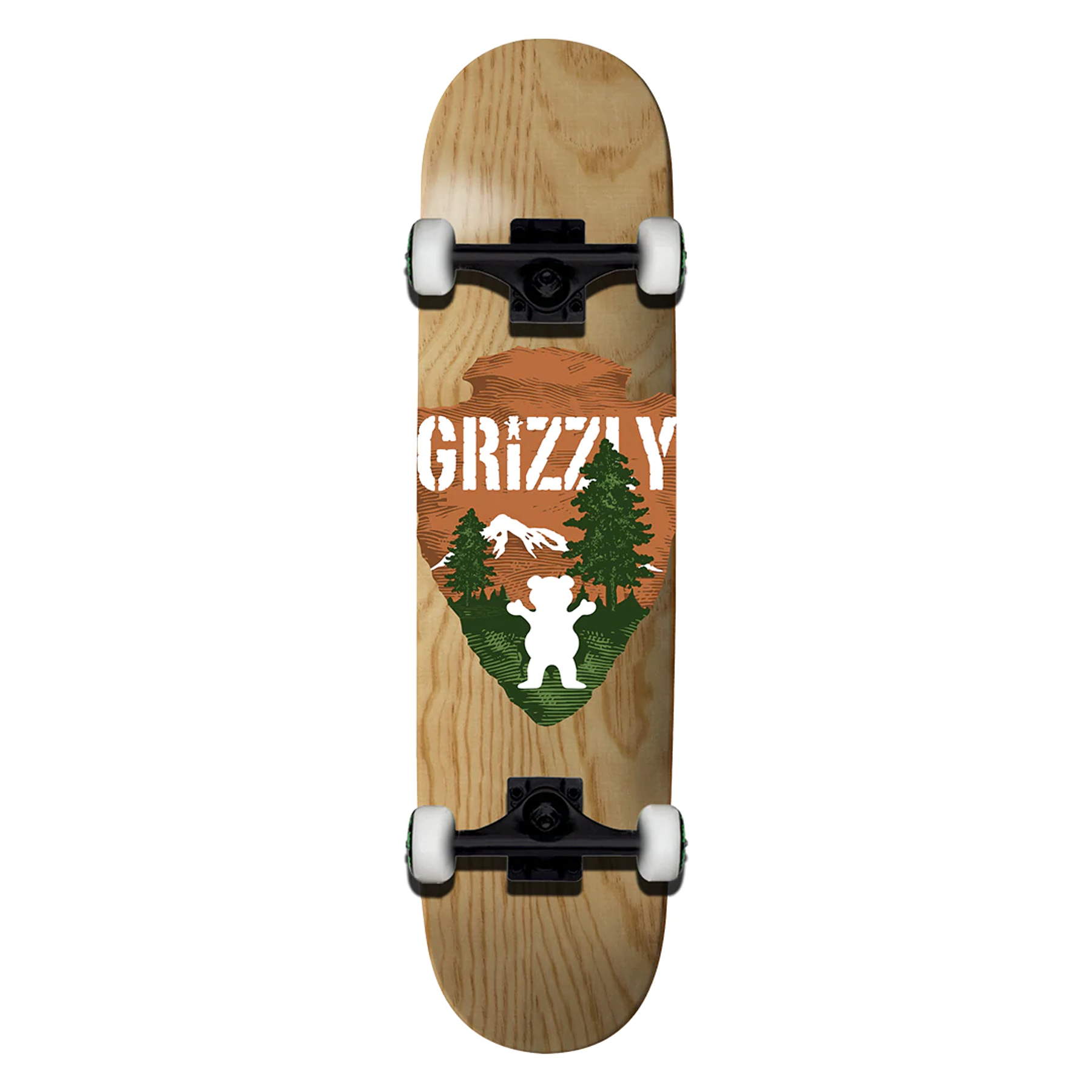 SKATEBOARDING GRIZZLY NATIONAL TREASURE 