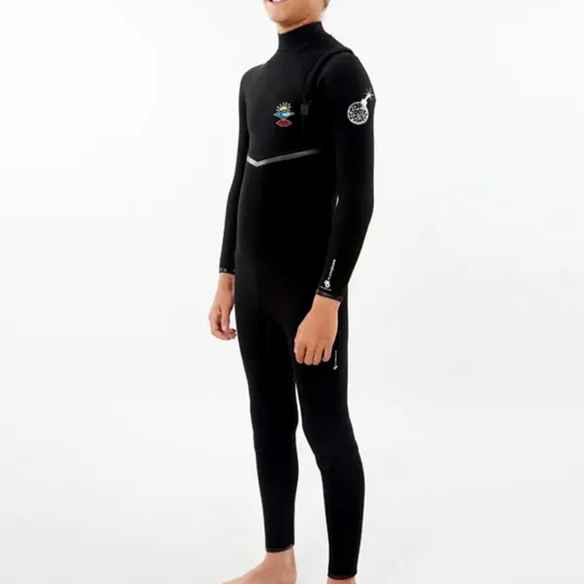 TRAJE DE SURF RIP CURL NIÑO FLASHBOMB 4/3 MM CHEST ZIP j5 1