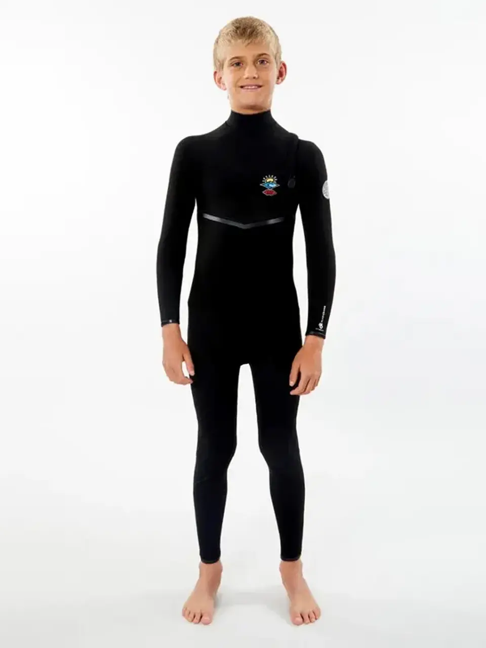 TRAJE DE SURF RIP CURL NIÑO FLASHBOMB 4/3 MM CHEST ZIP j5 2