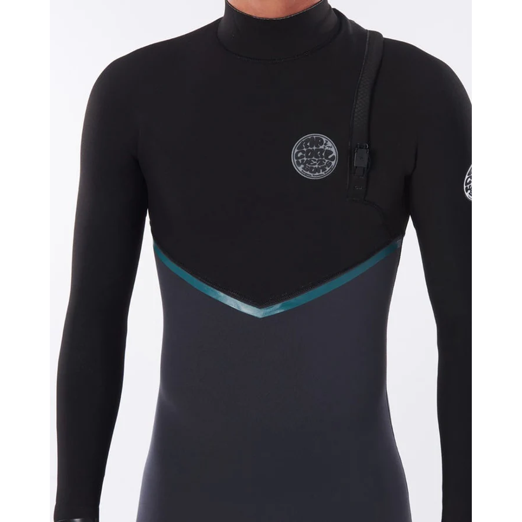 Traje de surf RIP CURL E BOMB E6 4/3 MM Zipfree color Negro/Gris 20