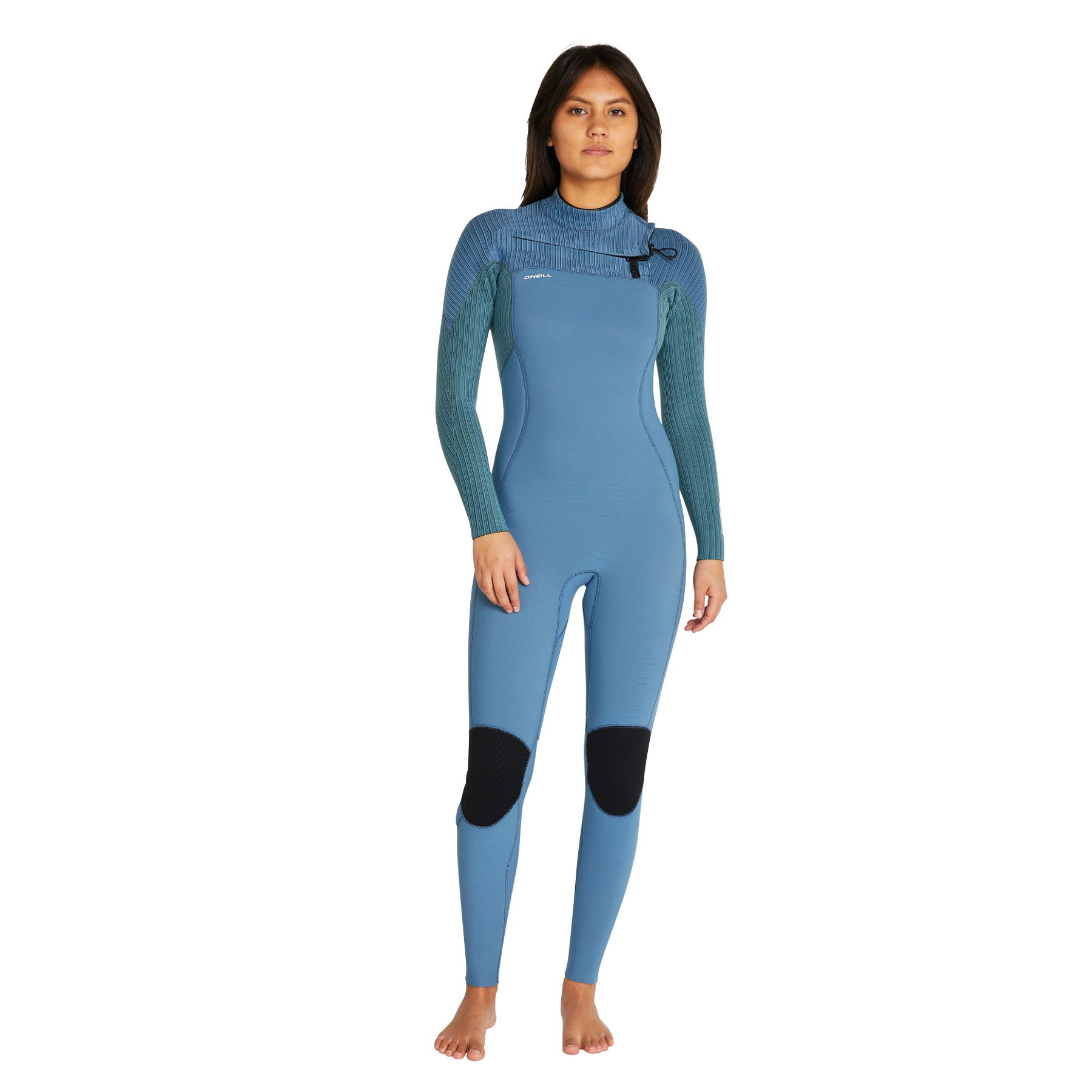 Traje de surf O´neill Hyperfreak mujer Chestzipper 4/3 mm azul 20