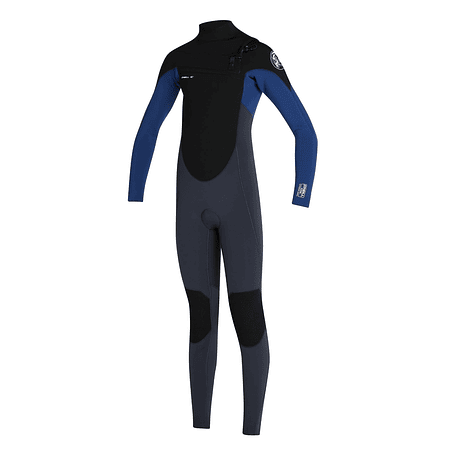 Traje de surf O´neill Defender 4/3 mm chestzipper Black/Blue