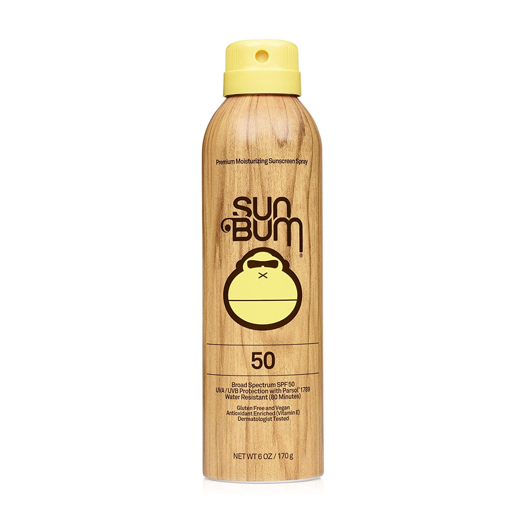 Sun Bum premium moisturizing sunscreen spray 50 FPS