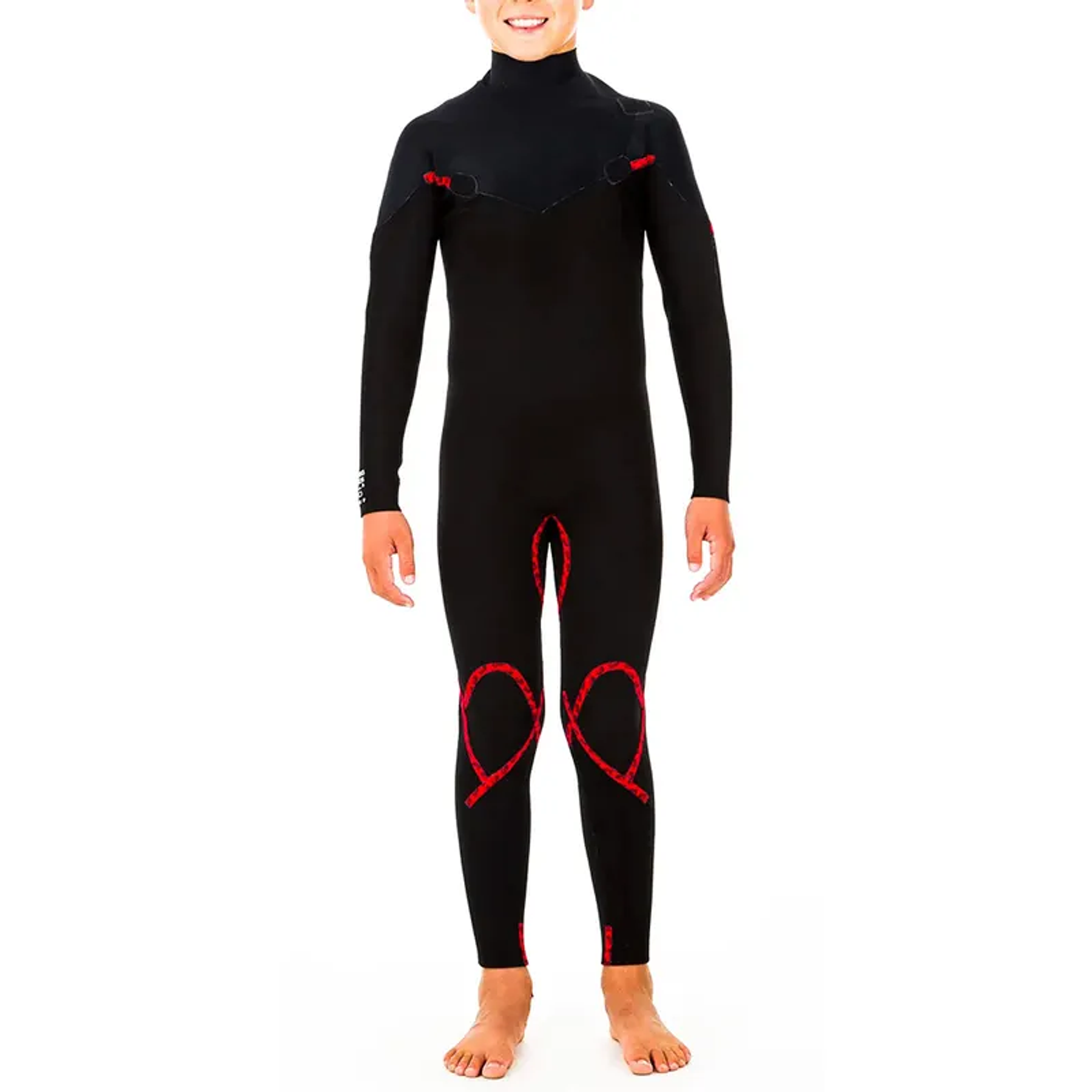 Traje de surf Rip Curl Dawn Patrol Performance Junior 4/3 mm Chestzipper (Black) 20