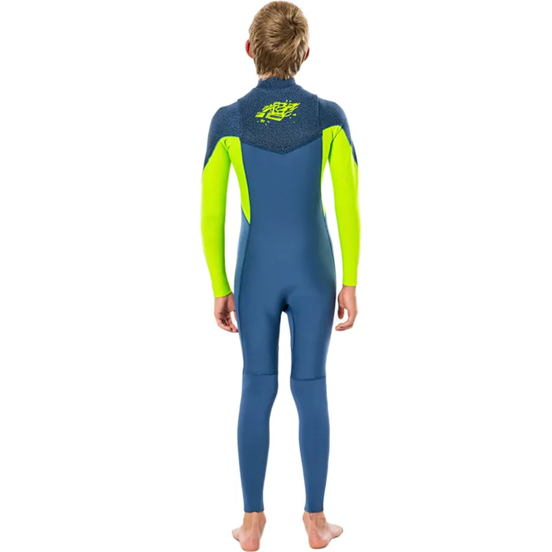 Traje de surf Rip Curl Dawn Patrol Performance Junior 4/3 mm Chestzipper (Azul) 20