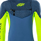 Traje de surf Rip Curl Dawn Patrol Performance Junior 4/3 mm Chestzipper (Azul) 20/24 - Miniatura 3