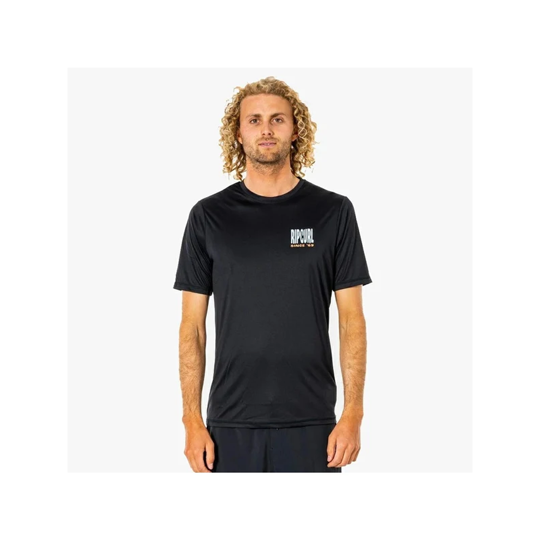 LYCRA Polera ORIGINS UVP RIP CURL NEGRO