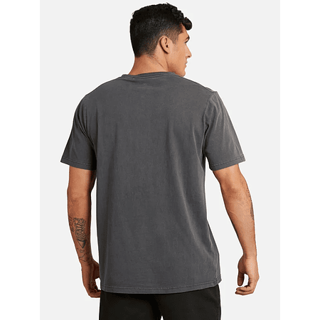 Polera M/C RIP CURL PLAIN POCKET DGRAY