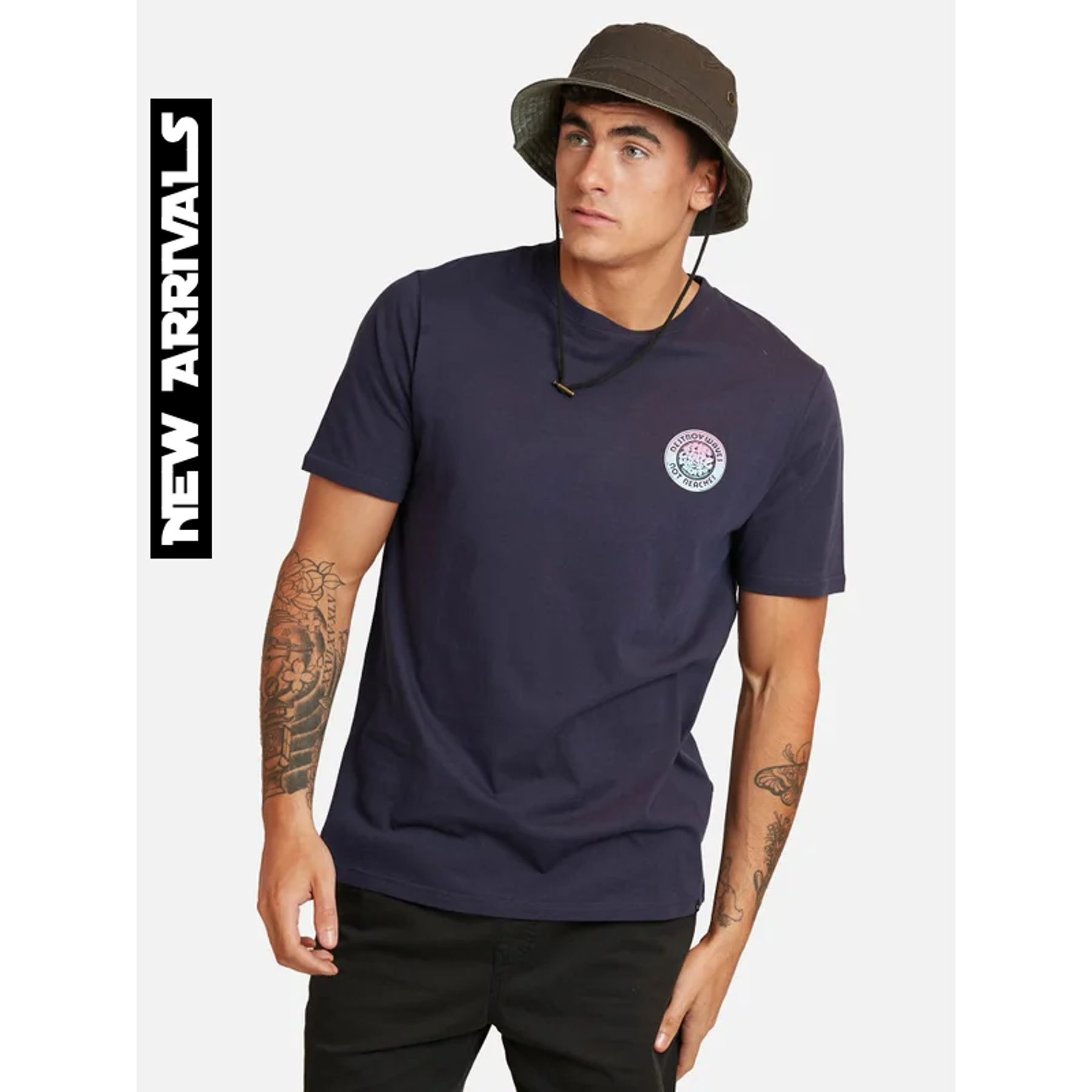 Polera M/C RIP CURL DESTROY WAVES