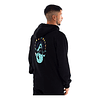 Polerón Canguro Hombre Hang Loose Hoodie Sirena Negro