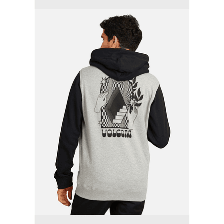 Poleron Rebel Rhythm Gris Hombre Volcom