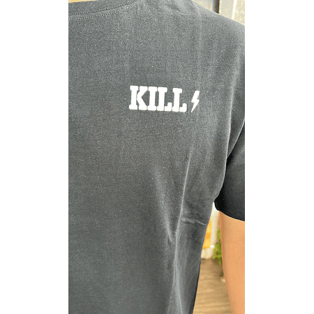 POLERA KILL MACHINE KILL RAYO