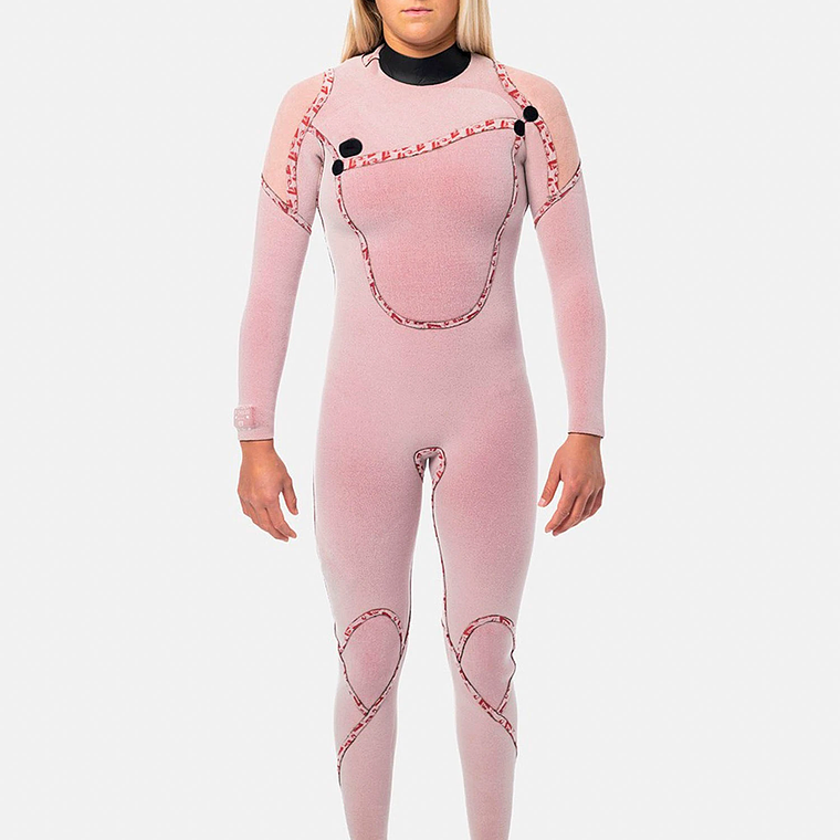 TRAJE DE SURF RIP CURL WMS FLASHBOMB HEATSEEKER 4/3 MM ZIP FREE J5 3