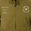 POLERON HOMBRE FULL ZIPPER DUBLOG VERDE MUSGO HANG LOOSE