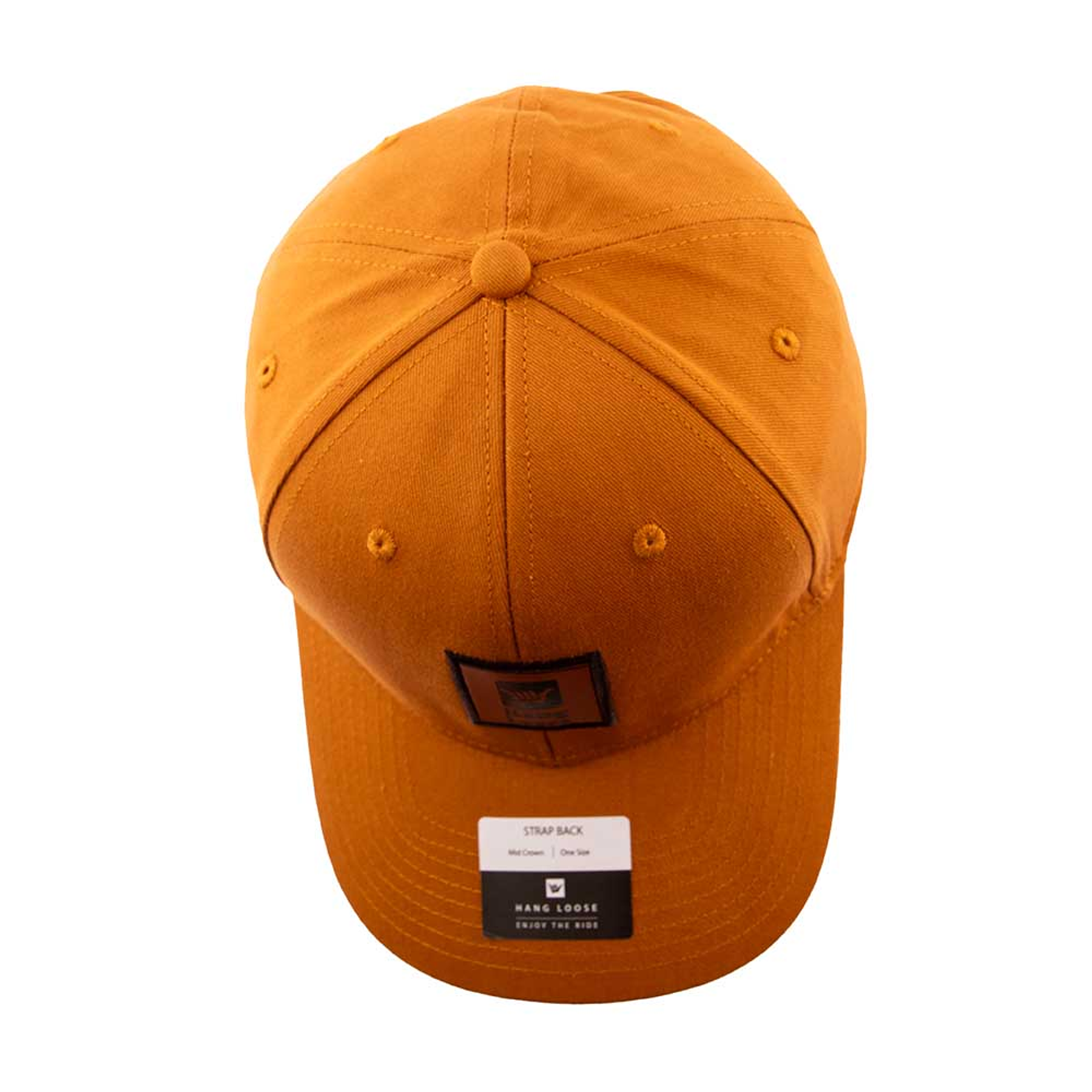 Jockey Gorro Hombre Curvo Naranjo Hang Loose