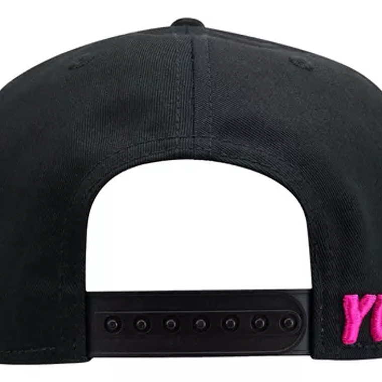 Jockey Snapback Yums Visera Plana Flow N Go Pink-black-cyan 3