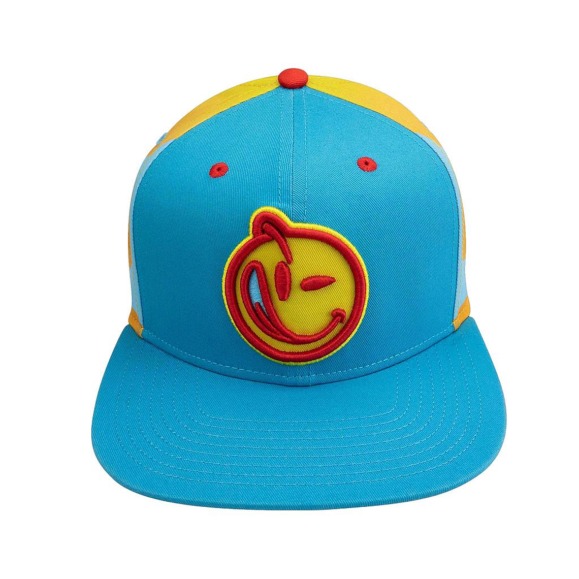 Jockey Snapback Visera Plana Flow N Go Cyan-Yellow-Red Yums 1