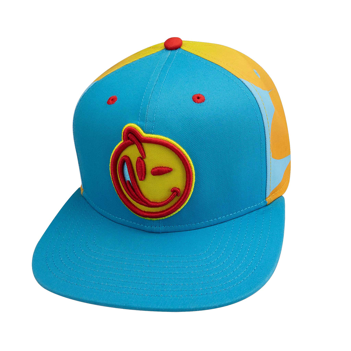 Jockey Snapback Visera Plana Flow N Go Cyan-Yellow-Red Yums 2