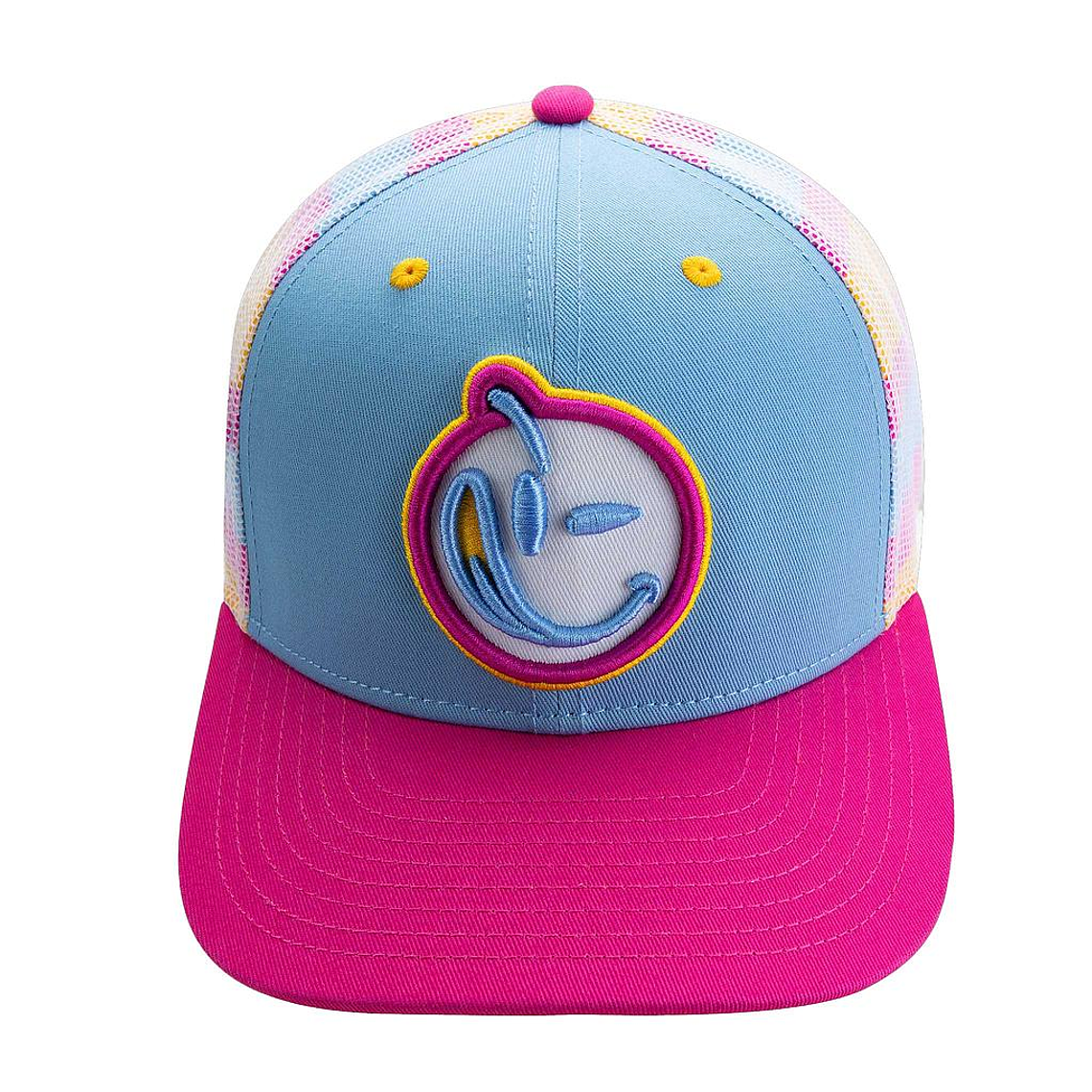 Jockey Snapback Visera Plana Broadband Undernet Blue-Pink-Yellow Yums 1
