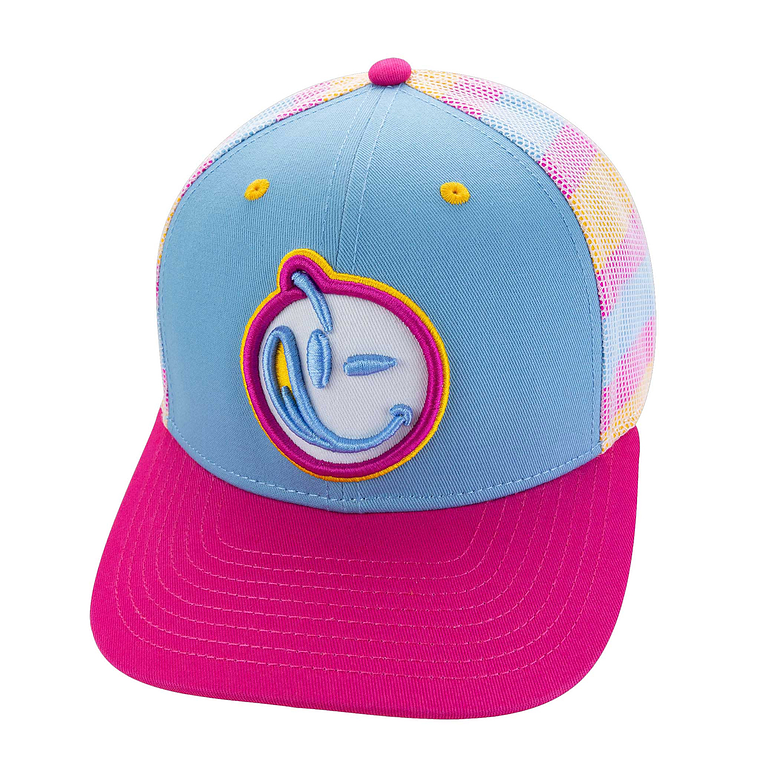 Jockey Snapback Visera Plana Broadband Undernet Blue-Pink-Yellow Yums 2