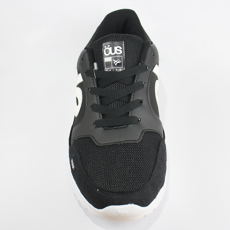 Zapatillas Hombre Ous Phibo 1123 Pb Refletivo Negro Blanco 5