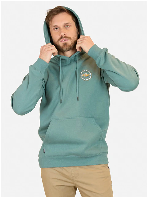 POLERON CANGURO TURBORC AZUL HOMBRE RIP CURL