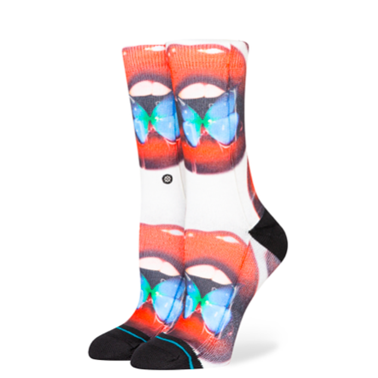 Calcetines Stance Sock Women x Sara Rabin Swallow Off White 1