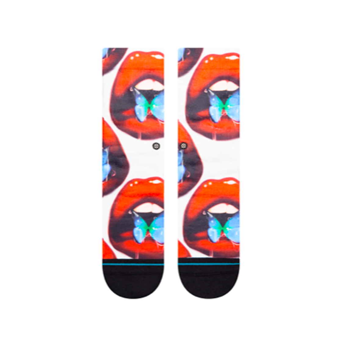 Calcetines Stance Sock Women x Sara Rabin Swallow Off White 2