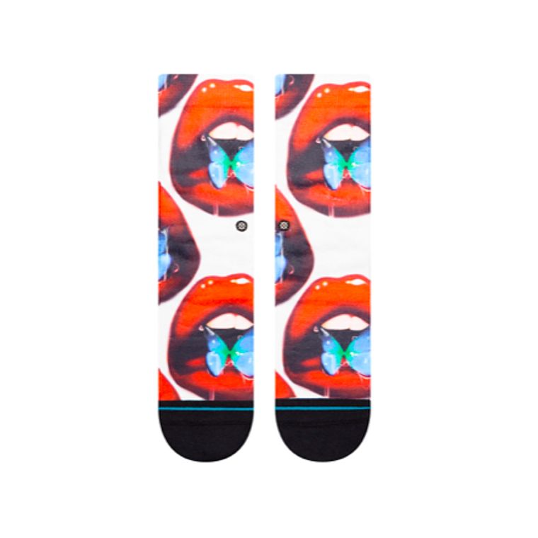 Calcetines Stance Sock Women x Sara Rabin Swallow Off White 2